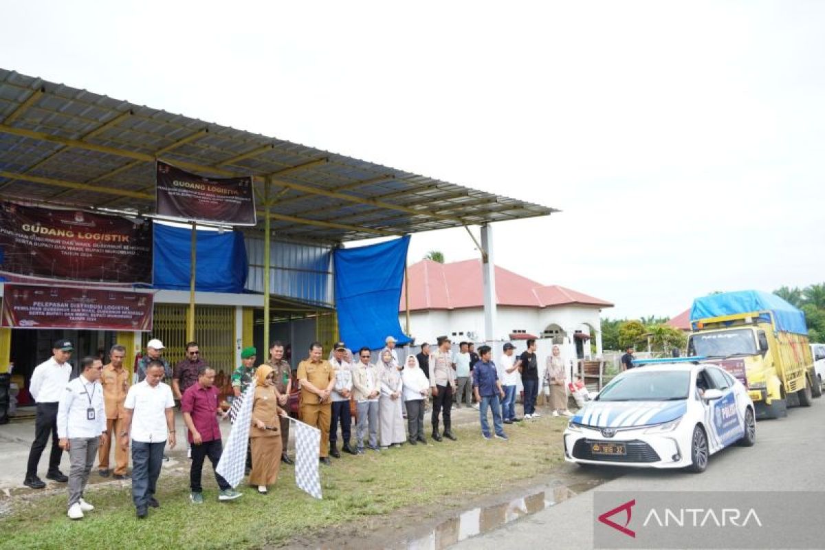 Wabup Mukomuko lepas logistik Pilkada 2024 untuk 5 kecamatan terjauh