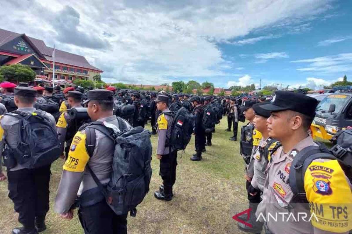 Sebanyak 7.200 personel gabungan siap amankan pilkada di Kalteng