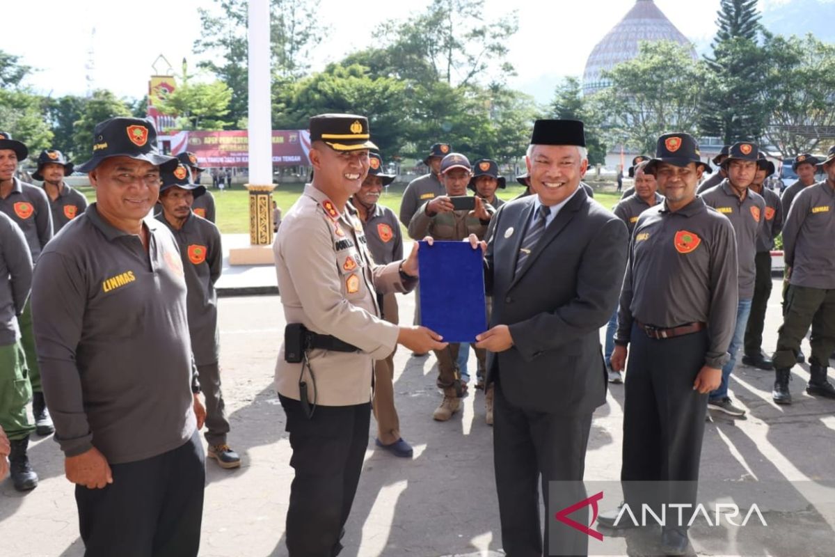 1.475 Linmas dan 812 Pam TPS disiapkan untuk sukseskan Pilkada Aceh Tengah