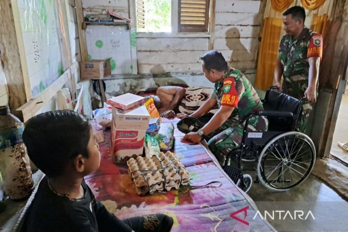 Kodim Aceh Timur bantu eks kombatan GAM penderita stroke