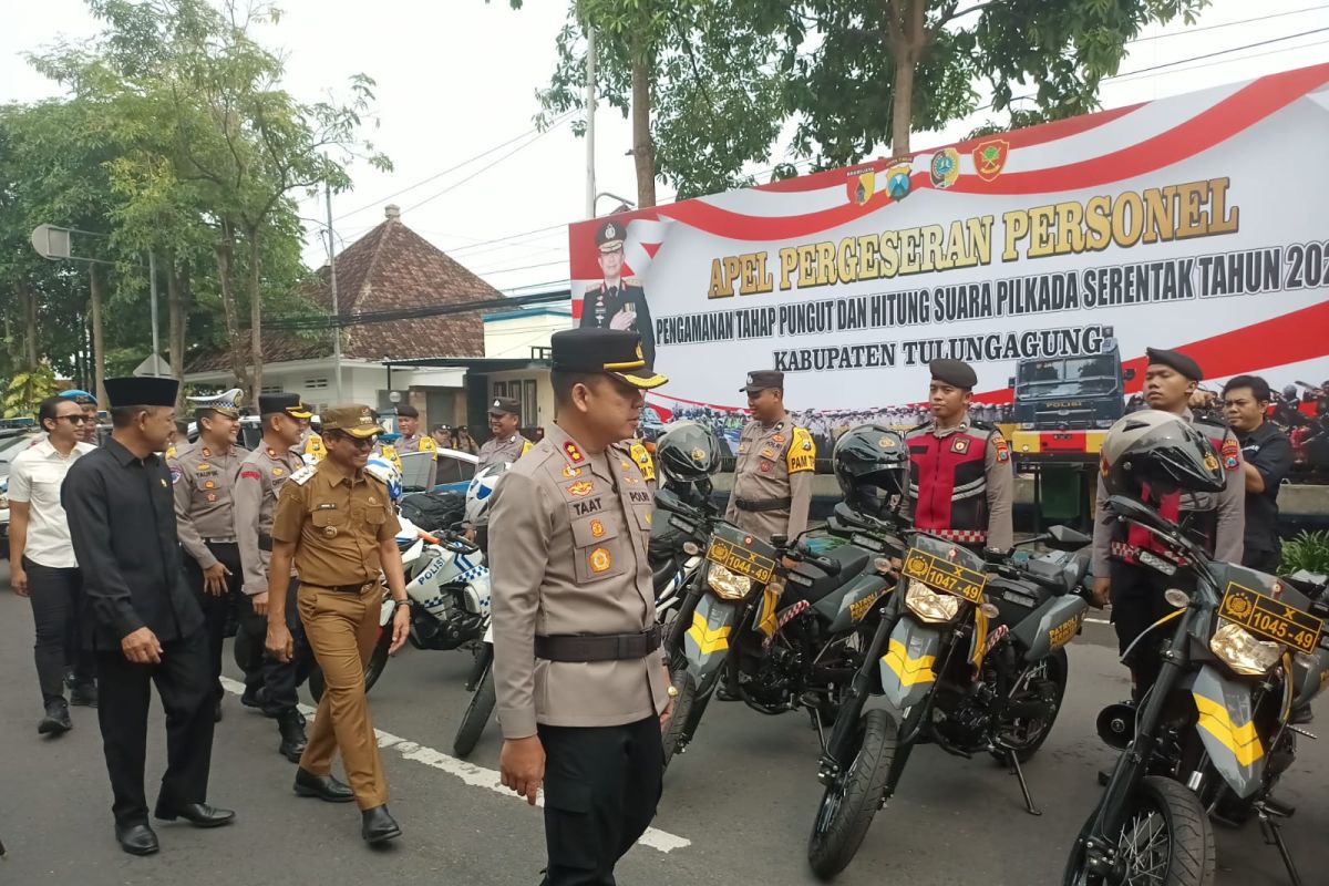 Polres Tulungagung minta petugas gabungan bersinergi amankan pilkada