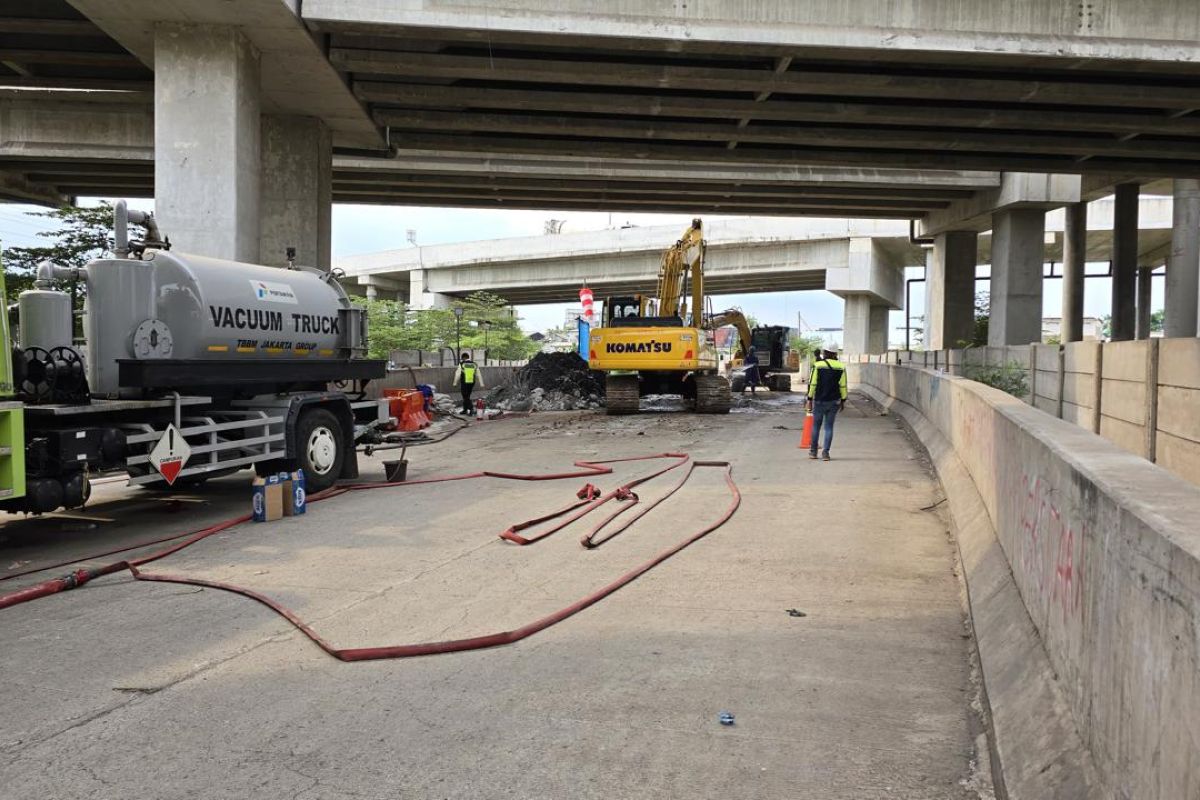 Pertamina Patra Niaga RJBB atasi kebocoran pipa BBM di Jalan Raya Cakung-Cilincing