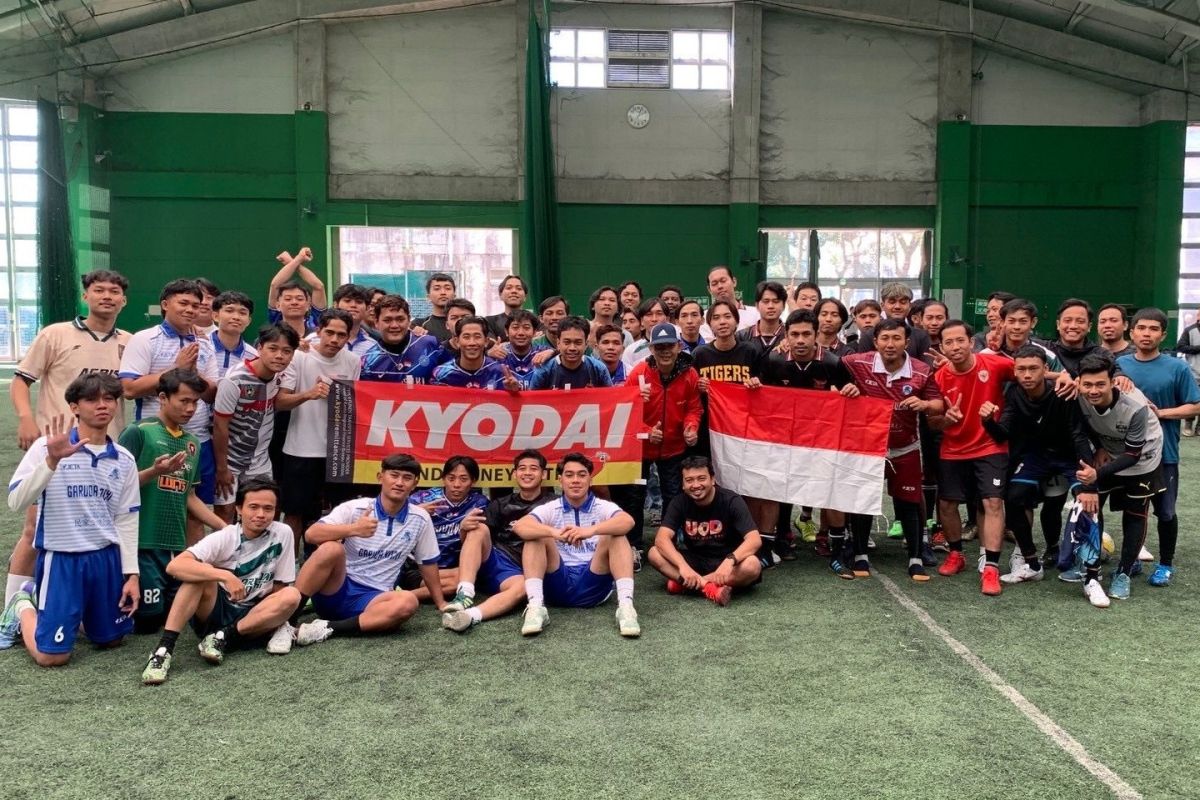 Diaspora Indonesia di Jepang mempererat silaturahmi melalui futsal