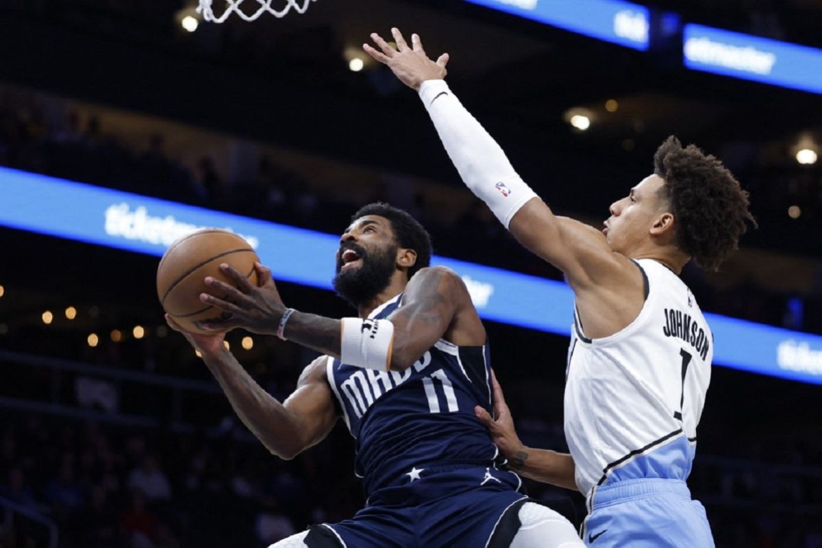 NBA: Kyrie Irving pimpin Mavericks kalahkan Hawks tanpa Luka Doncic