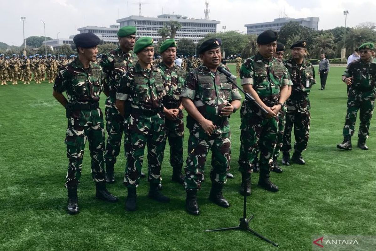 Pasukan tugas TNI mendapat penghargaan untuk konstruksi saluran pembuangan di Afrika Tengah.