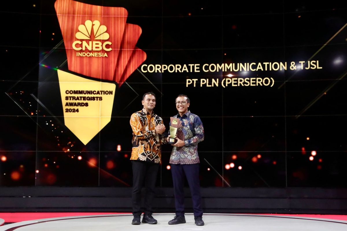 PLN sabet penghargaan CNBC Indonesia Communications Strategist Award 2024