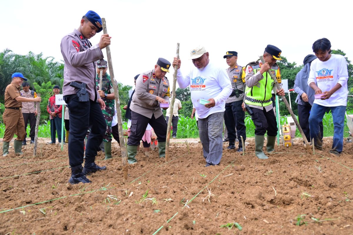 Polda Jambi tanam bibit jagung dukung program Astacita