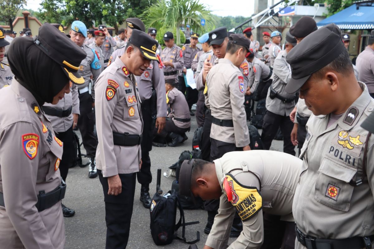 Polres Kulon Progo menerjunkan 750 personel amankan TPS