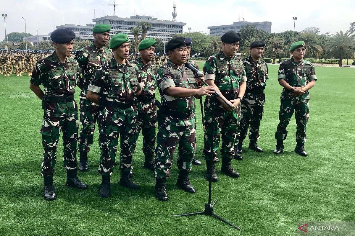 TNI siapkan langkah awal dukung misi perdamaian di Palestina