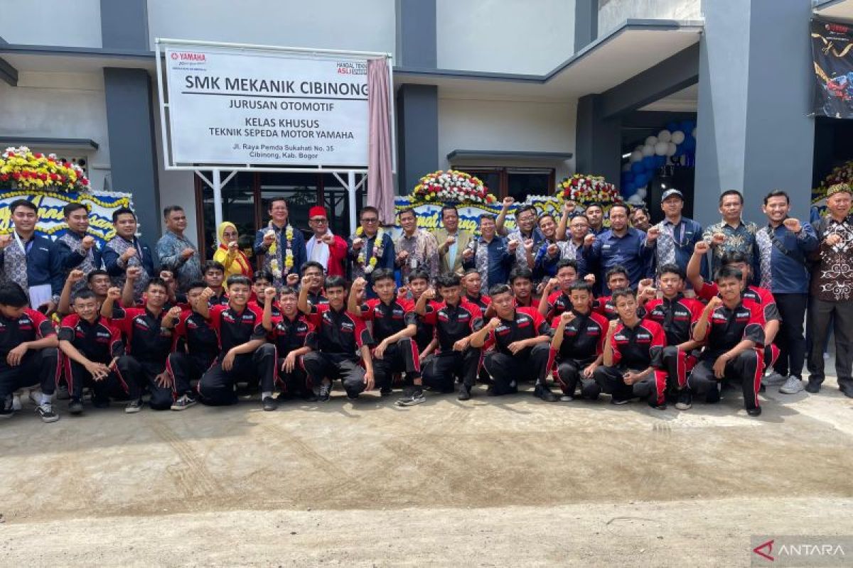 Yamaha resmikan SMK kelas khusus SMK Mekanik Cibinong