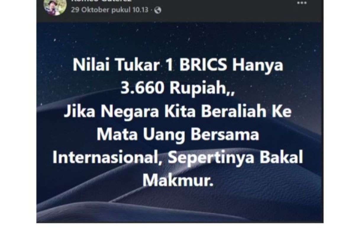 Indonesia akan resmi jadi mitra BRICS di Januari 2025