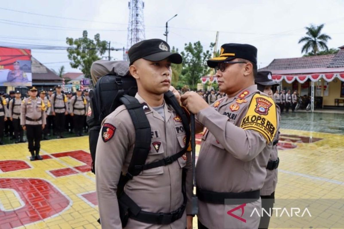 Kapolres HST minta personel kenali petugas TPS guna amankan pilkada