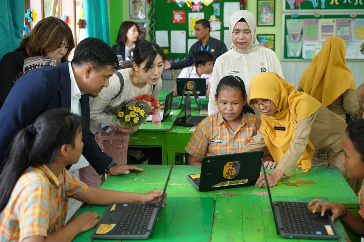 Pakar pendidikan Jepang kunjungi sekolah rujukan Google Kota Madiun