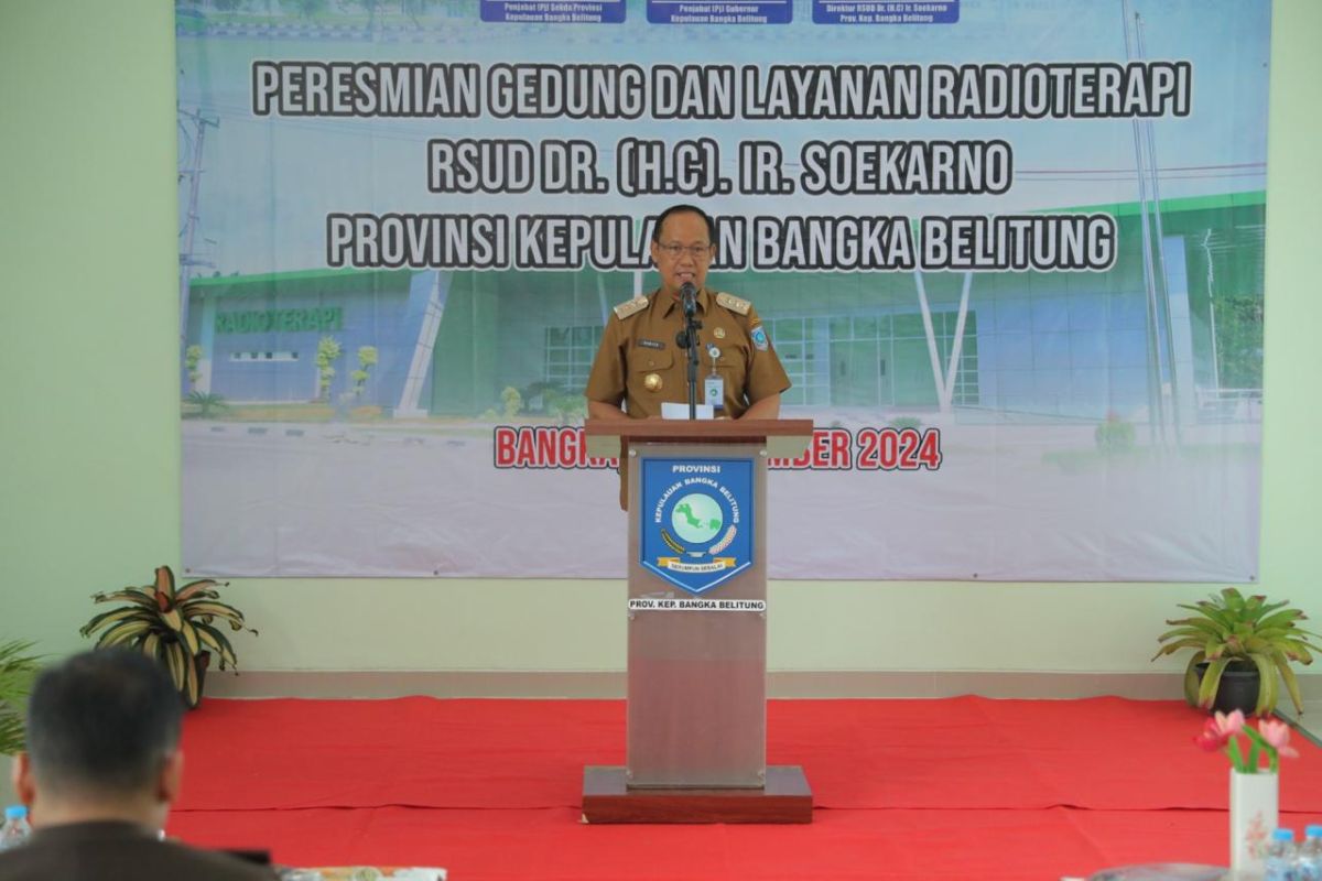 Pemprov Babel luncurkan layanan radioterapi di RSUD Soekarno