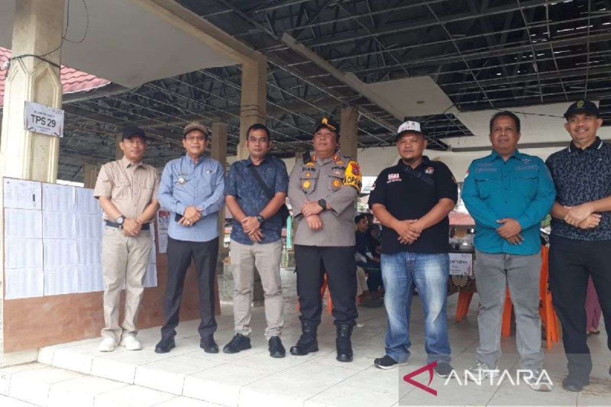 Pj Bupati bersama Kapolres, Ketua KPU dan Kajari Palas monitoring Pilkada 2024