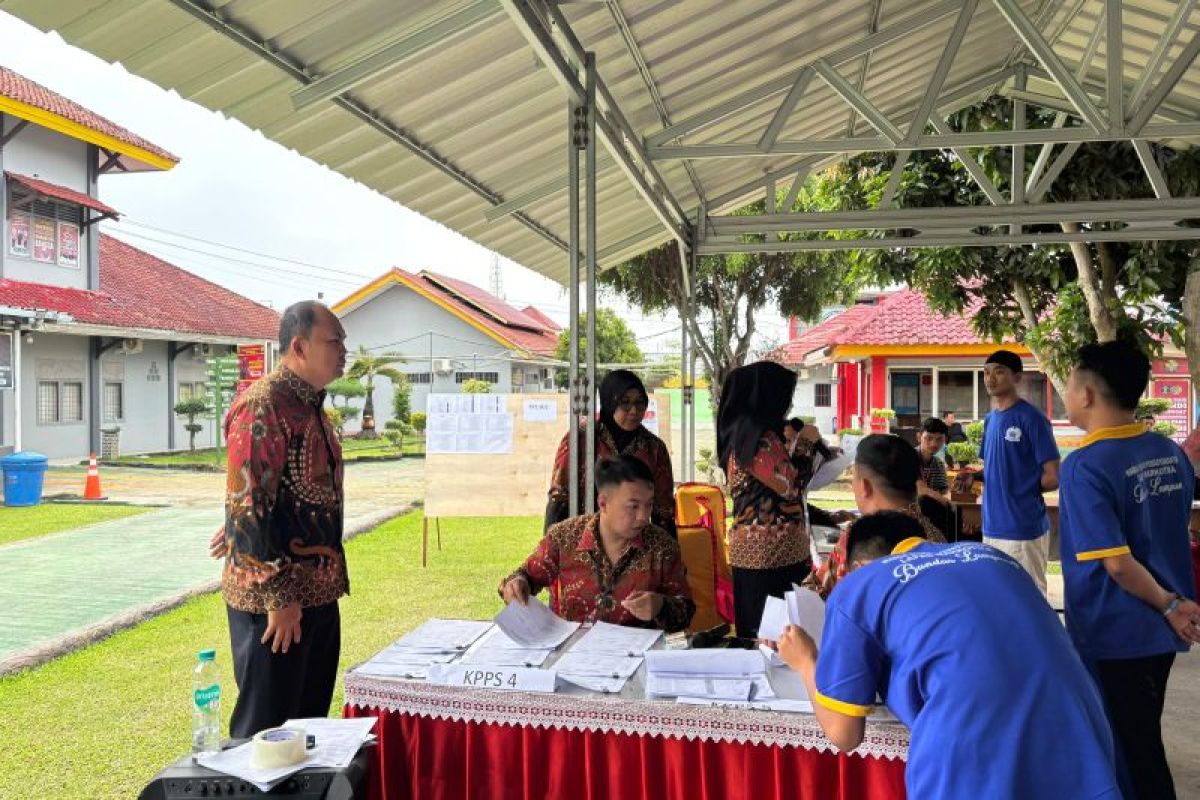 Napi Lapas Narkotika antusias menyalurkan hak pilih dalam Pilkada