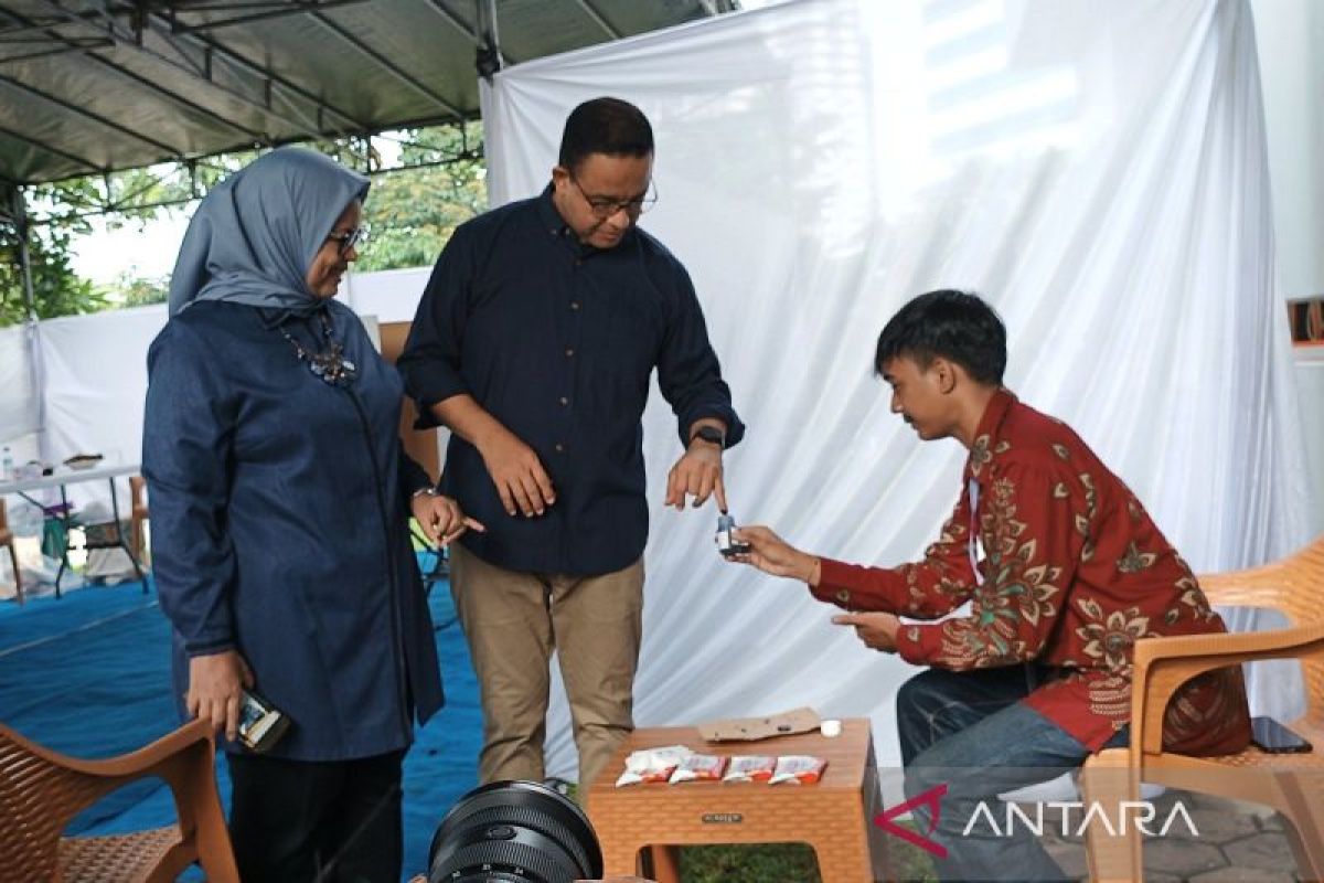 Usai nyoblos, Anies Baswedan ajak masyarakat salurkan suaranya di Pilkada serentak