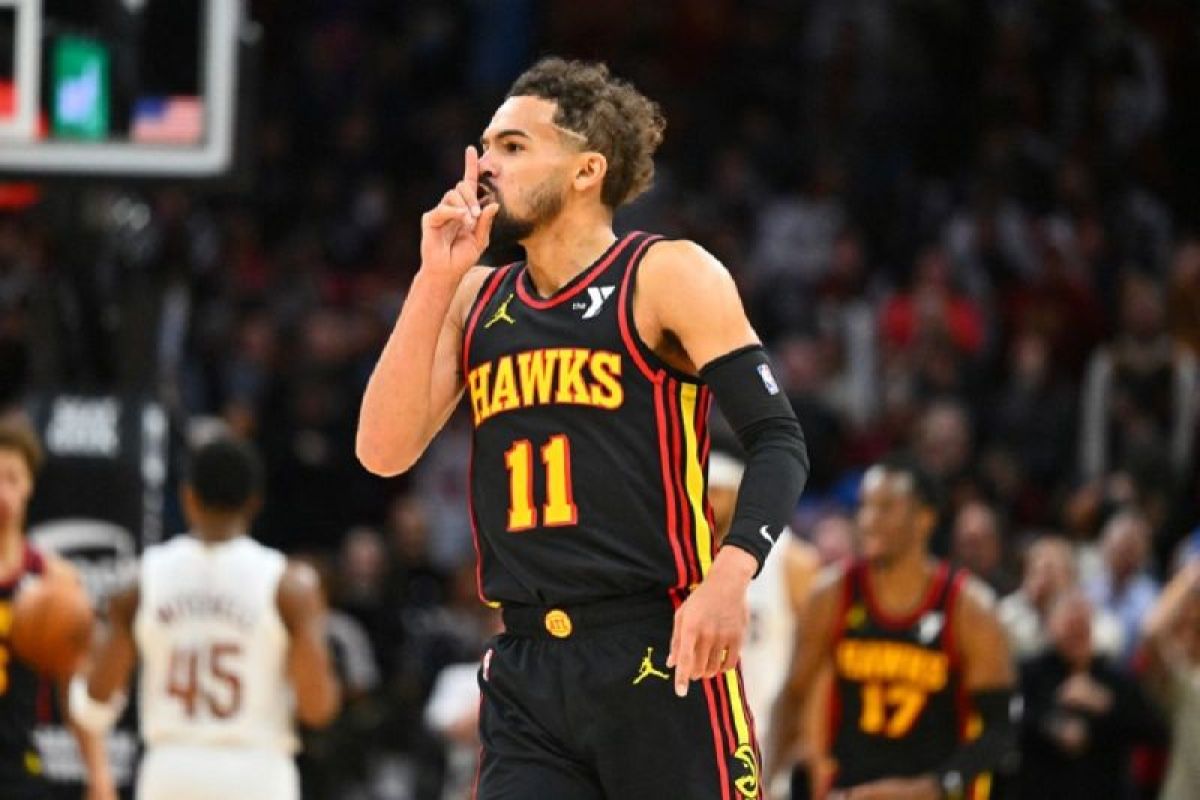 NBA: Trae Young cetak 22 assist, Hawks kalahkan tim pemimpin klasemen