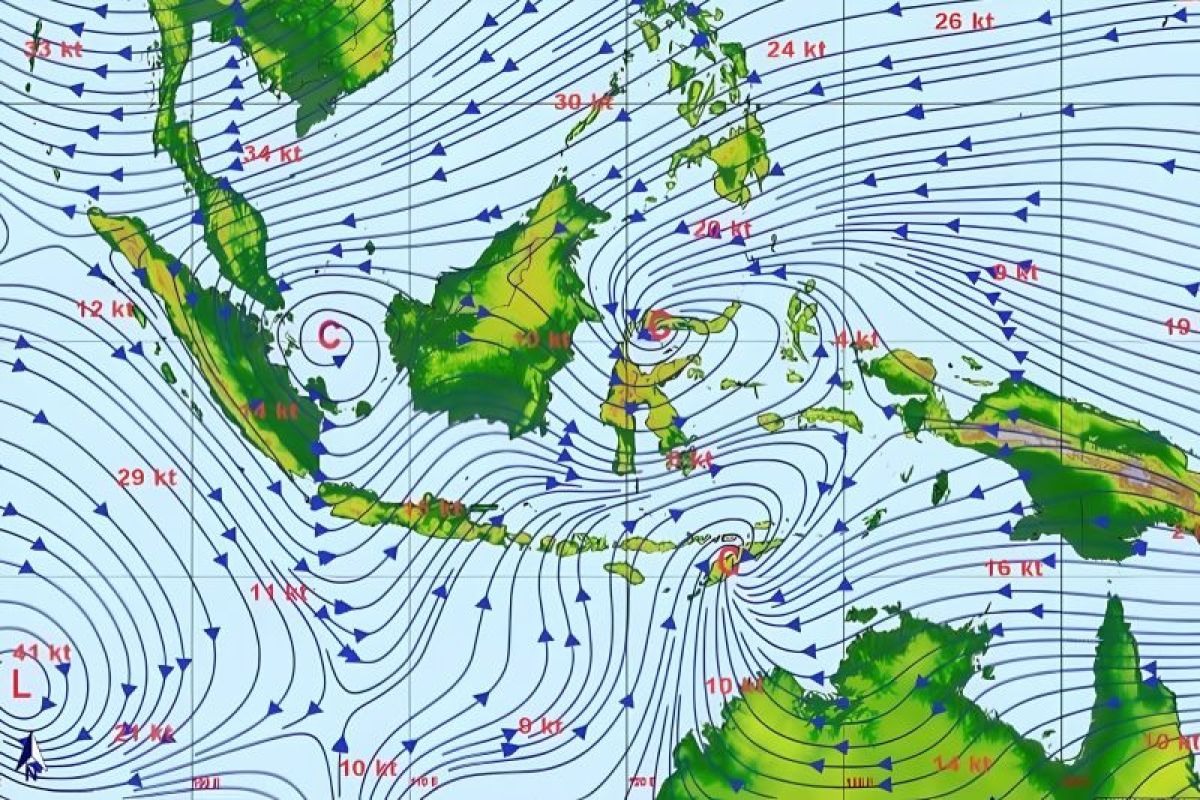 Hujan diprakirakan kembali turun di sejumlah kota, Serang berawan