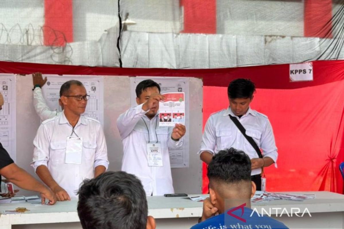 Partisipasi pemilih di Lapas Balikpapan capai 100 persen