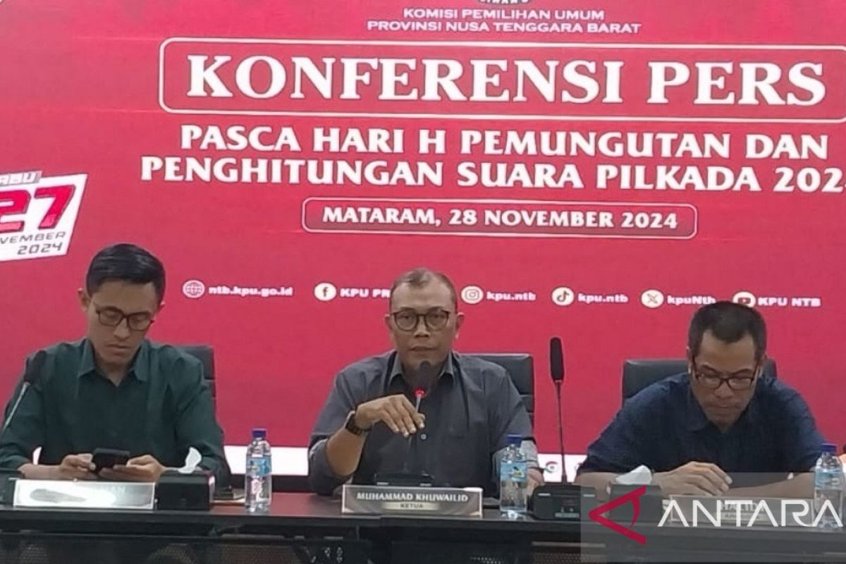 KPU sebut pemungutan suara pilkada serentak di NTB kondusif