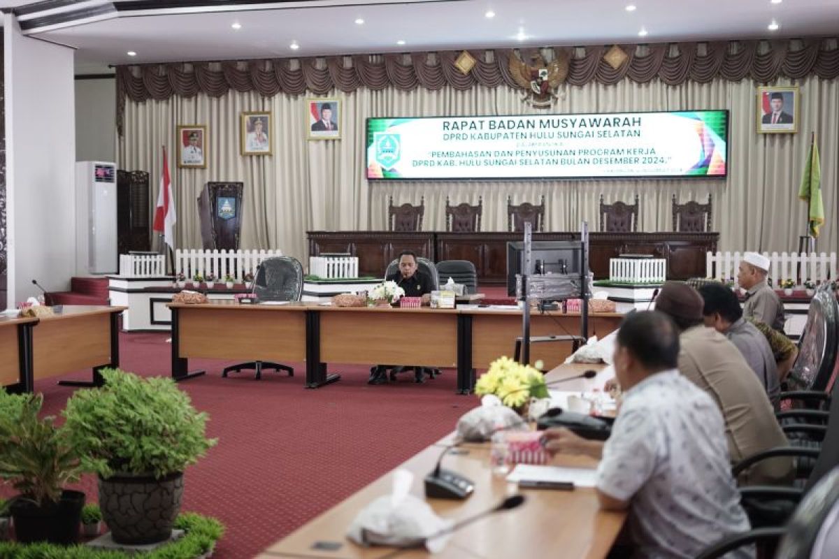 Banmus DPRD HSS rapat bahas program kerja Desember 2024