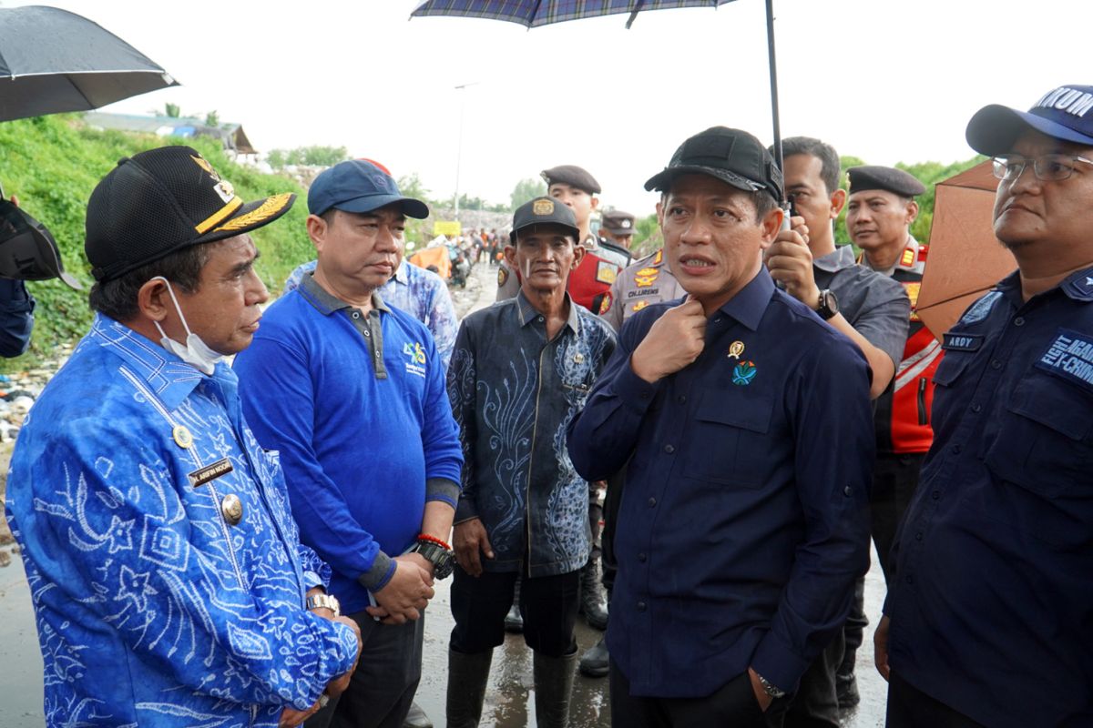 Menteri Lingkungan Hidup Tinjau TPA Banjarmasin, Dorong Pembangunan TPST