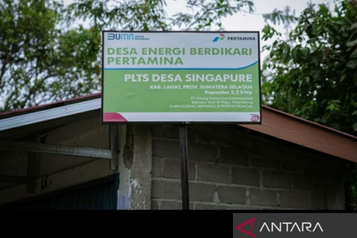 Kilang Pertamina Plaju bina dua desa energi berdikari