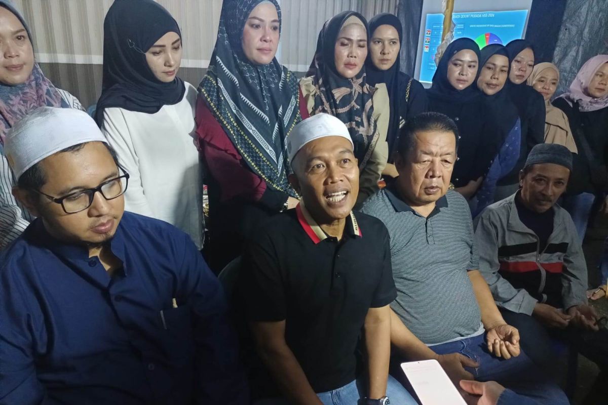 Udin Anshar tidak klaim kemenangan dan ajak tunggu hasil perhitungan KPU