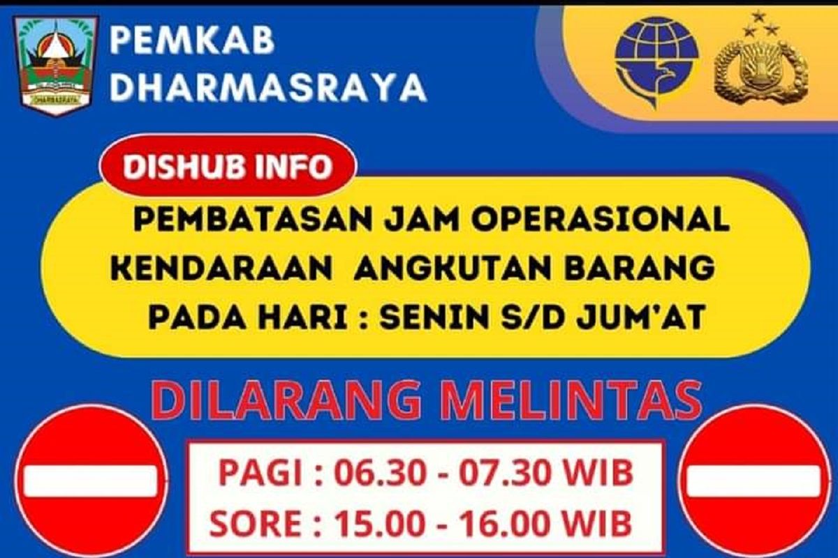 Dishub Dharmasraya berlakukan pembatasan jam operasional