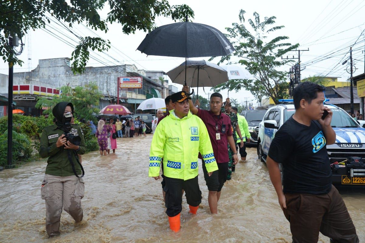 Meski cuaca ekstrem,  pengamanan pilkada di Sumut kondusif