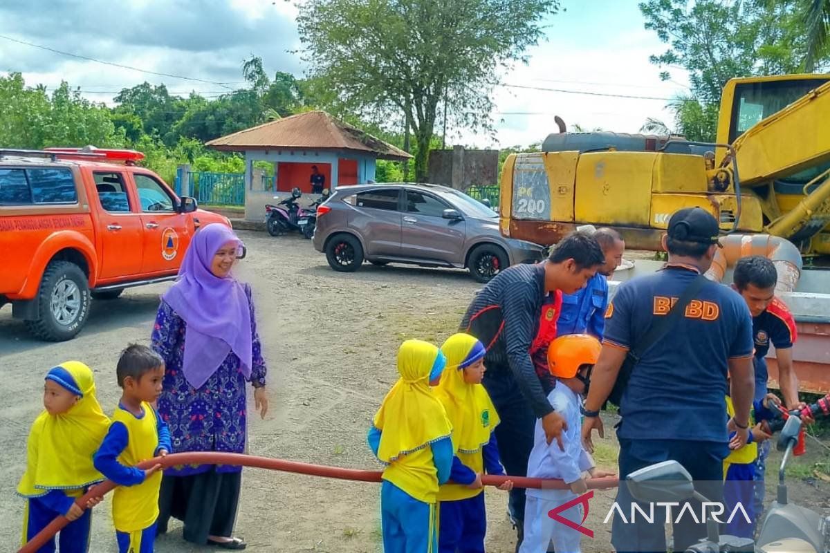 BPBD Aceh Barat edukasi bencana bagi murid TK, ini tujuannya