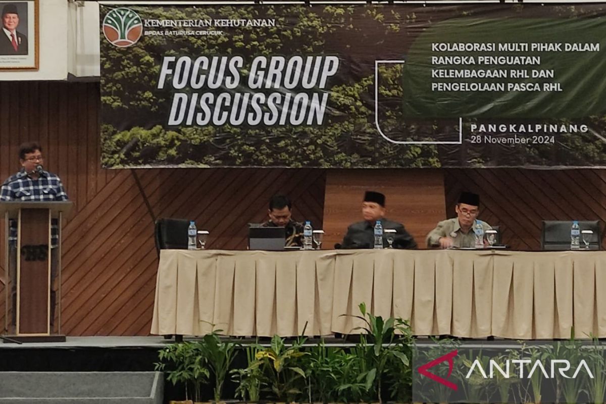 Gelar FGD, BPDAS KLHK sepakat adanya konsistensi bersama selamatkan hutan dan lingkungan Babel