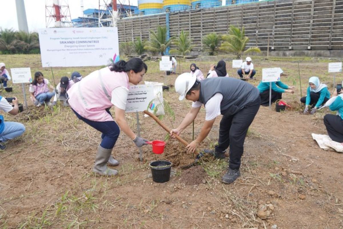 Srikandi PLN tanam 1.100 pohon di Asam Asam Tanah Laut