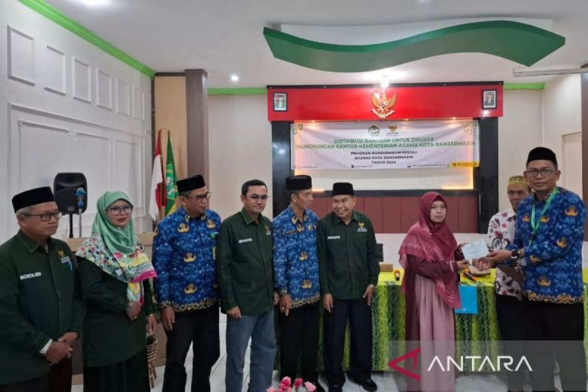 Baznas Banjarmasin terus distribusikan santunan kepada dhuafa