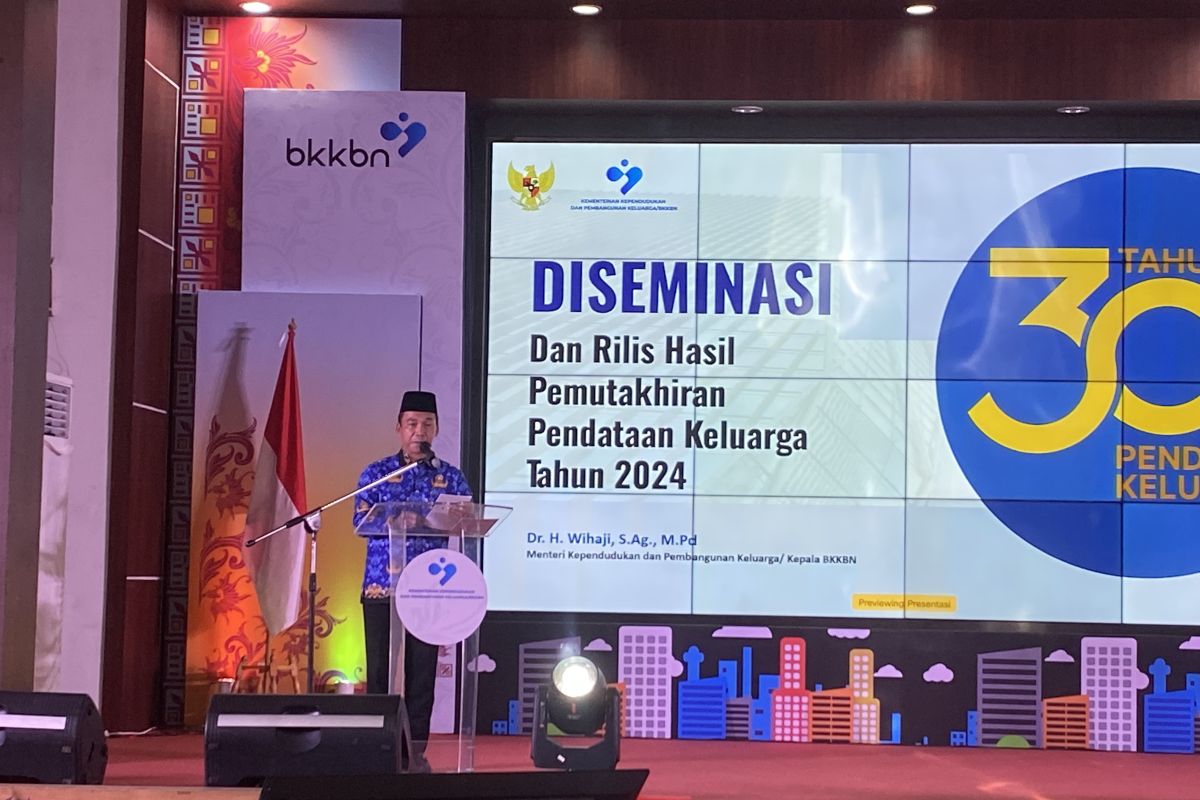 Kemendukbangga/BKKBN catat ada 75,7 juta keluarga terdata pada 2024