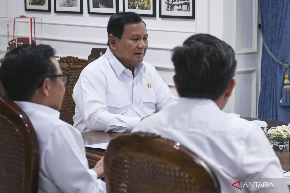 Presiden Prabowo panggil sejumlah menteri untuk rapat ketahanan pangan