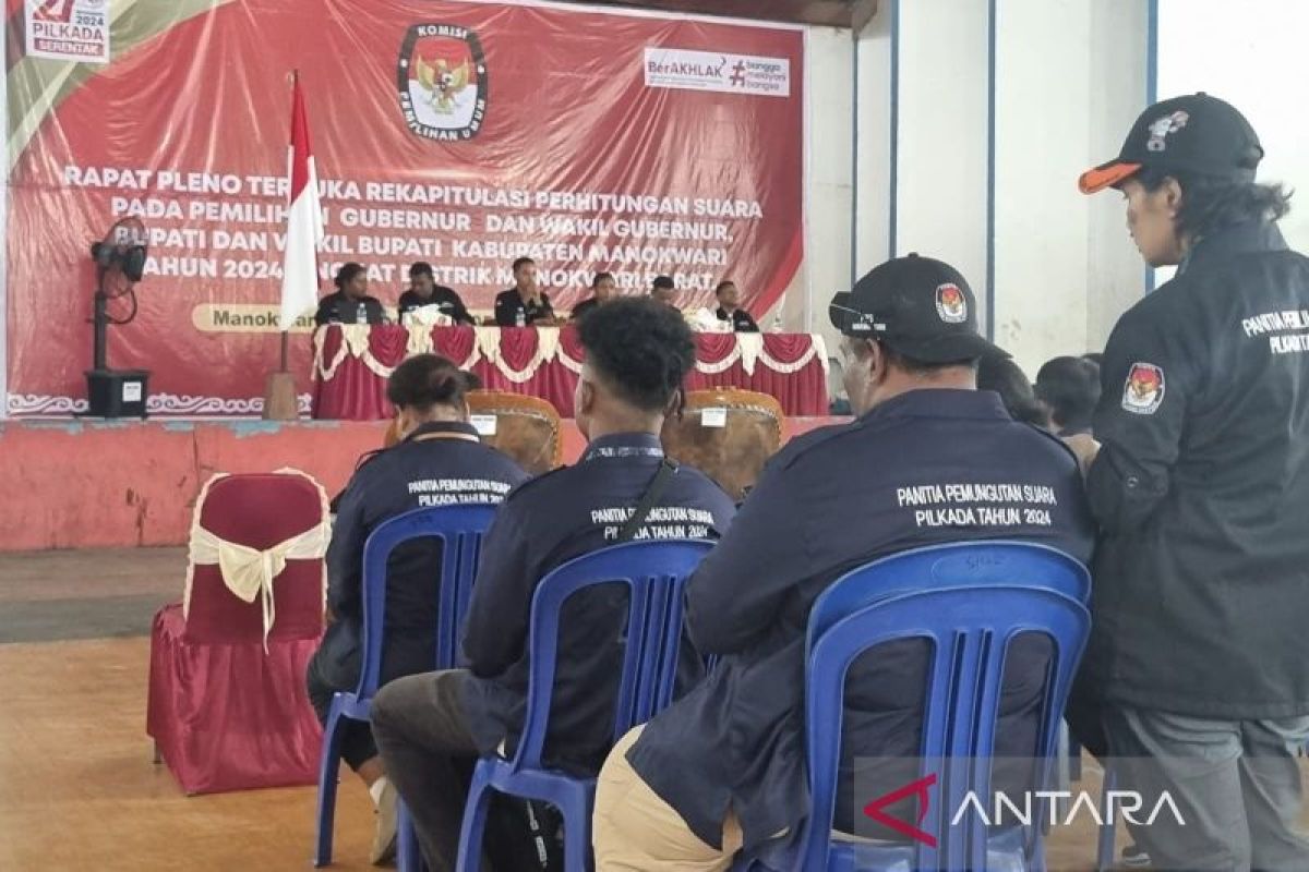 KPU Manokwari: Rekapitulasi suara Pilkada digelar serentak seluruh distrik