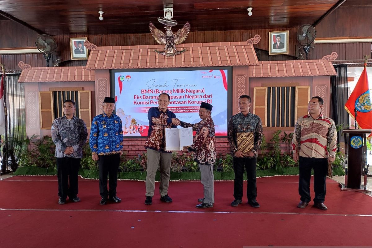 KPK hibahkan 67 tanah rampasan ke tiga desa di Kabupaten Nganjuk Jatim