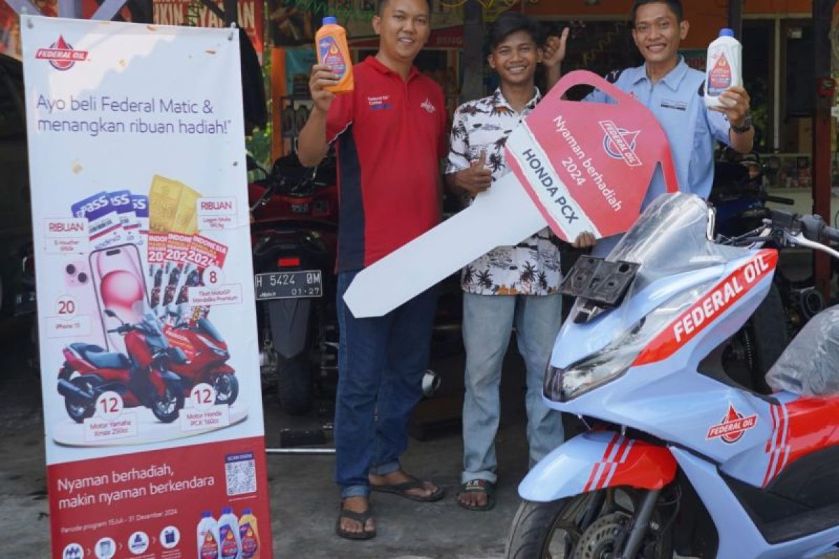 Federal Oil bagikan motor dan ribuan hadiah untuk konsumen beruntung