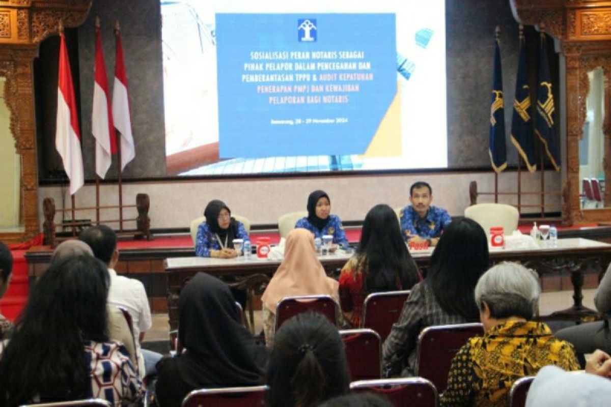 Kemenkumham Jateng gelar "Exit Meeting Audit Kepatuhan Notaris"