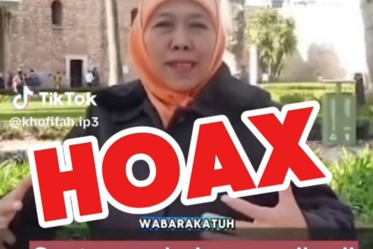 Cagub Jatim Khofifah tegaskan video dirinya janji bagikan santunan adalah hoaks