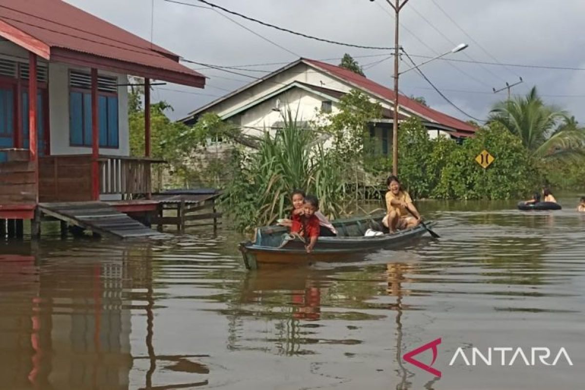 Banjir di Kapuas Hulu merendam 3.648 pemukiman penduduk