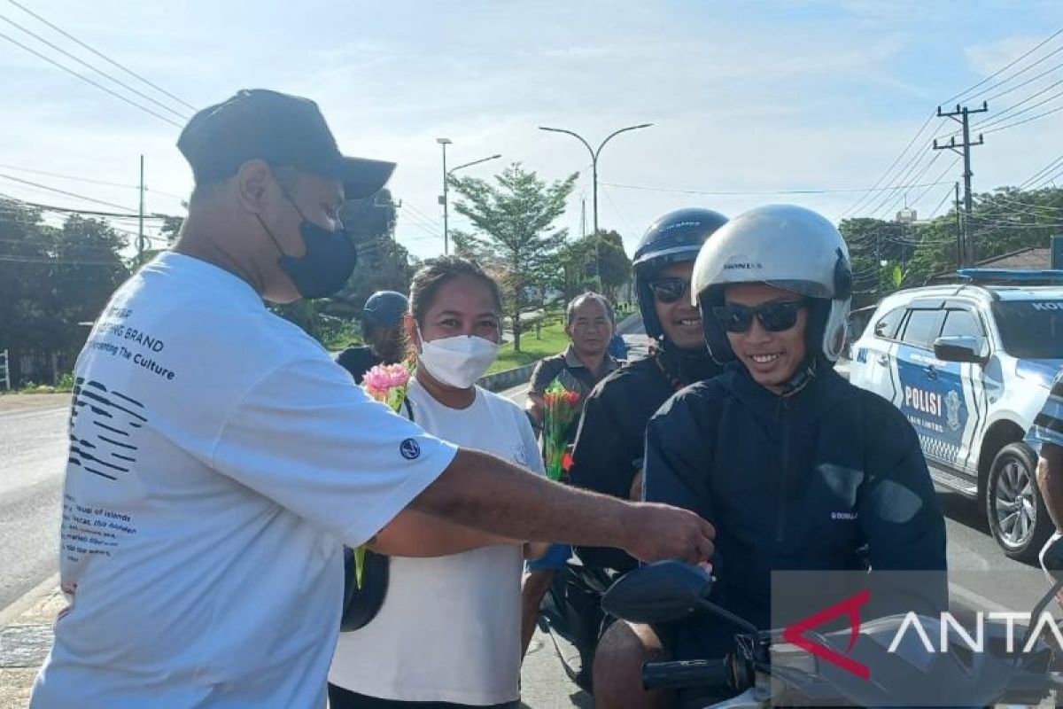 KPA Kota Sorong aksi bagi bunga sosialisasi pencegahan HIV/AIDS