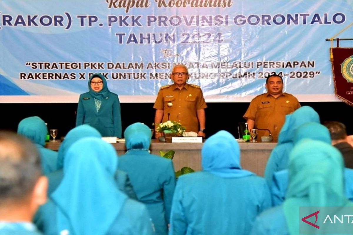 Gubernur Gorontalo minta TP PKK sukseskan Makan Bergizi Gratis