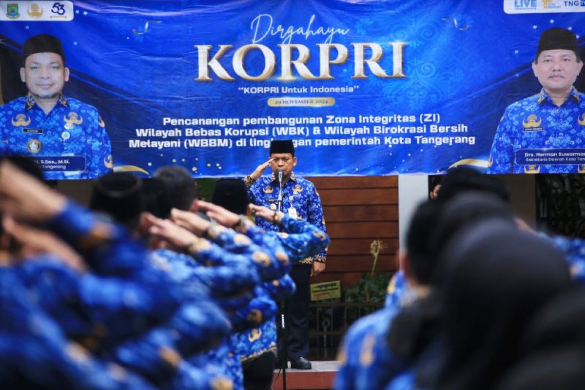 HUT Korpri momentum Pemkot Tangerang bangun zona integritas bebas korupsi