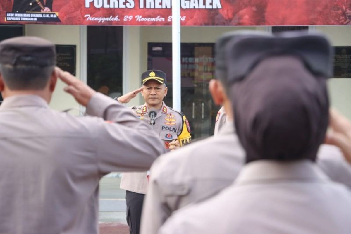 Kapolres Trenggalek apresiasi pilkada yang berlangsung sukses dan damai