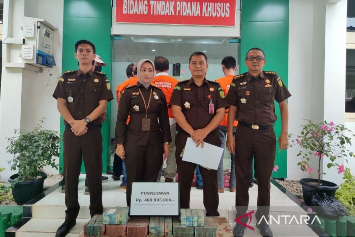 Kejati Bengkulu tahan delapan orang tersangka kasus korupsi Puskeswan