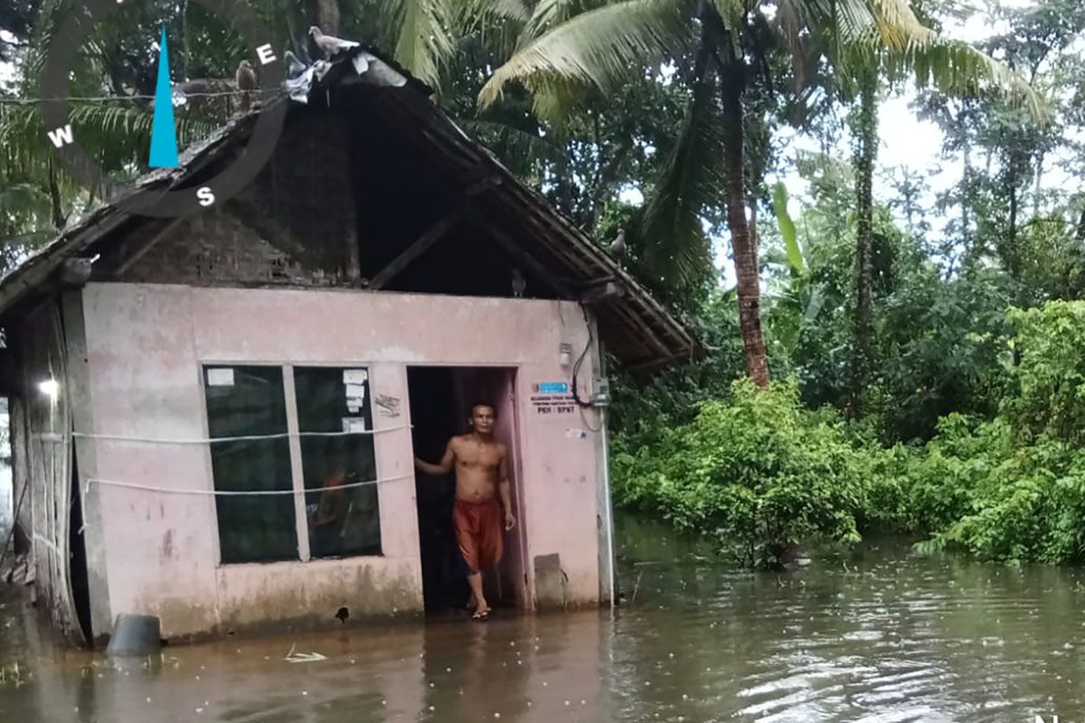 Banjir genangi sejumlah desa di Kecamatan Nusawungu Cilacap