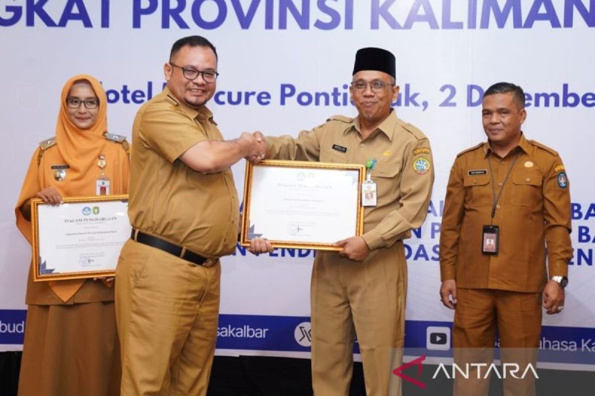 Pemkot Pontianak raih penghargaan Wajah Bahasa tingkat Provinsi Kalbar